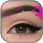 maquillage sourcils and retouche sourcils icône