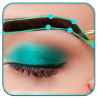 Eyebrow Shaping App - Beauty Makeup Photo ikon