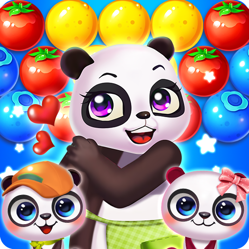 Panda Bubble Rescue Garden