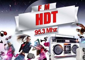 Radio HDT 95.3Mhz الملصق
