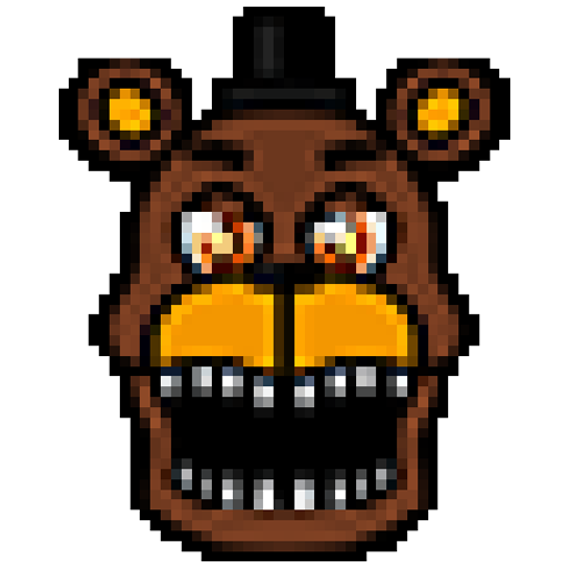 Pixel art Coloring by numbers for Fnaf