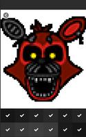 Pixel art Coloring by numbers for Fnaf-poster