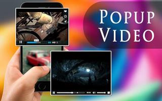 Pop Up Video Player Floating : Video Popups capture d'écran 1