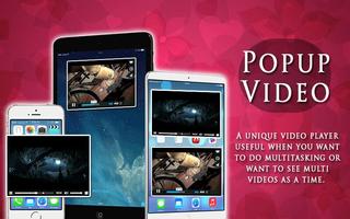 Pop Up Video Player Floating : Video Popups capture d'écran 2