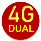 4G Only Network Mode LTE VoLTE 圖標