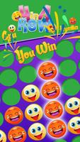 four in a row multiplayer,pop emoji Cartaz