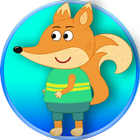super fox family adventure pirate icône