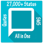 27,000 English sms app | Status and quotes أيقونة