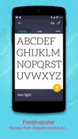 Fonts for iPhone X Plakat