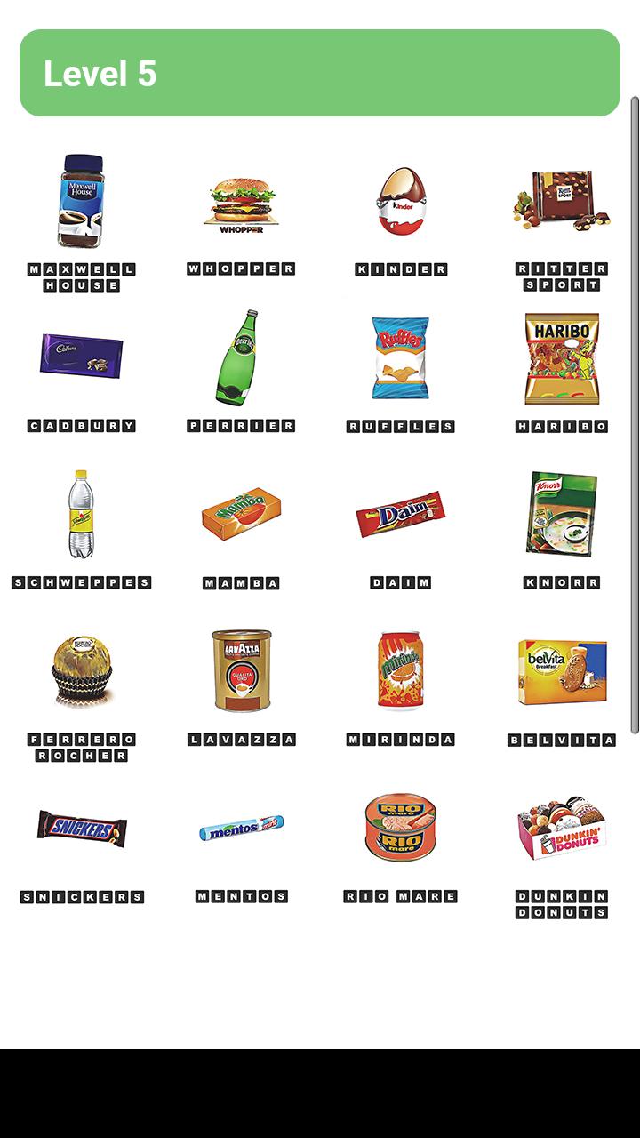 Answers for Food (Logo Quiz Extra) for Android - APK Download Answers for Food (Logo Quiz Extra) for Android - APK Download