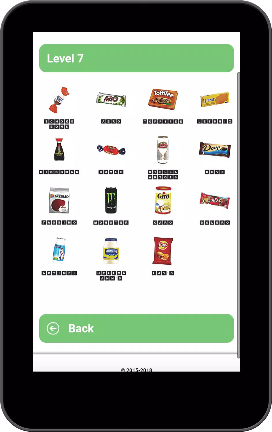 Answers for Food (Logo Quiz Extra) APK voor Android Download