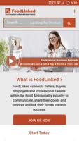FoodLinked - Food & Hospitality Profnl biz netwrk Affiche