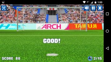 Skill Kick - A football skill game capture d'écran 2