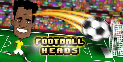 Football heads soccer stars-poster