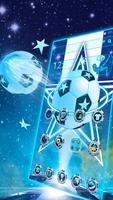 Fußball-Star Cool Theme Plakat