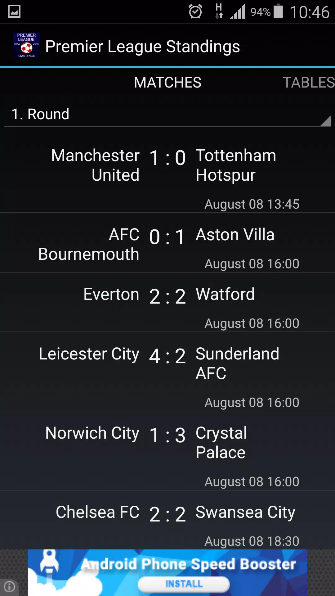 Premier League Standings APK for Android Download