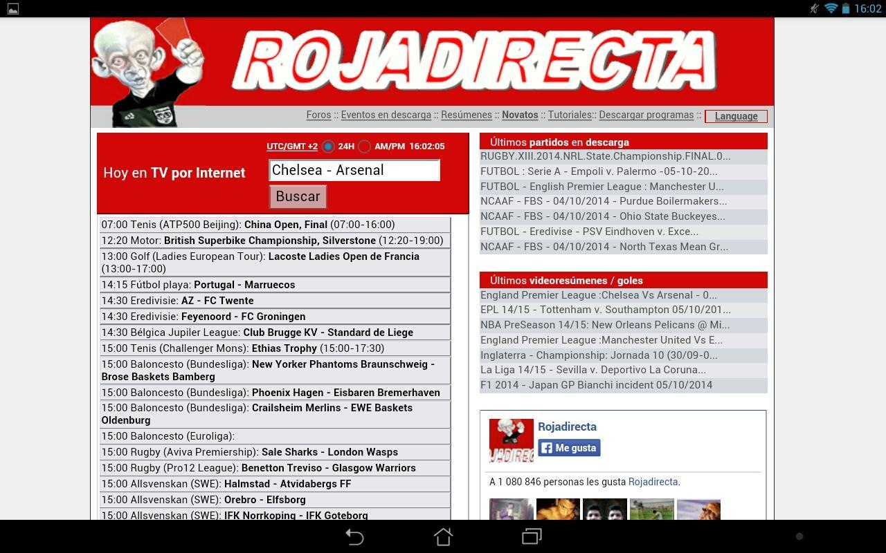 RojaDirecta: Live Information APK for Android Download