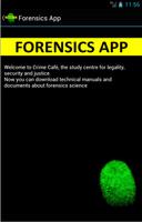 برنامه‌نما Forensics App عکس از صفحه
