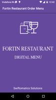 Fortin Restaurant Digital Menu Affiche