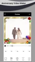 Anniversary Video Maker syot layar 1