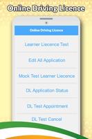 Driving Licence Online Apply - RTO Vehicle Info پوسٹر