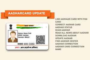 Update Aadhar Card Online - Correction Aadhar Card-poster