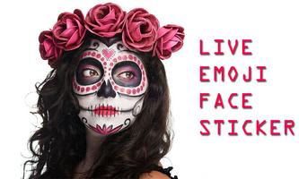 Live Emoji Face Stickers Affiche