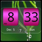  Herunterladen  FlipClock NiceAll Pink 