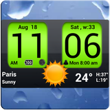 Flip Clock xTheme Widget icône