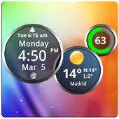 Rings Digital Weather Clock biểu tượng