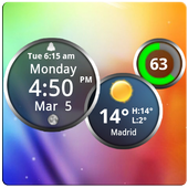 آیکون‌ Rings Digital Weather Clock