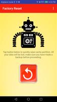 One Tap Factory Reset - Wipe Cache Partition ROOT screenshot 1