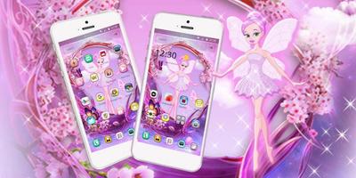 Pink Fairy Theme ภาพหน้าจอ 3