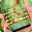 Forest Fairy Girl Keyboard Gold Butterfly Elf APK