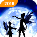 Flying Fairy theme lock screen