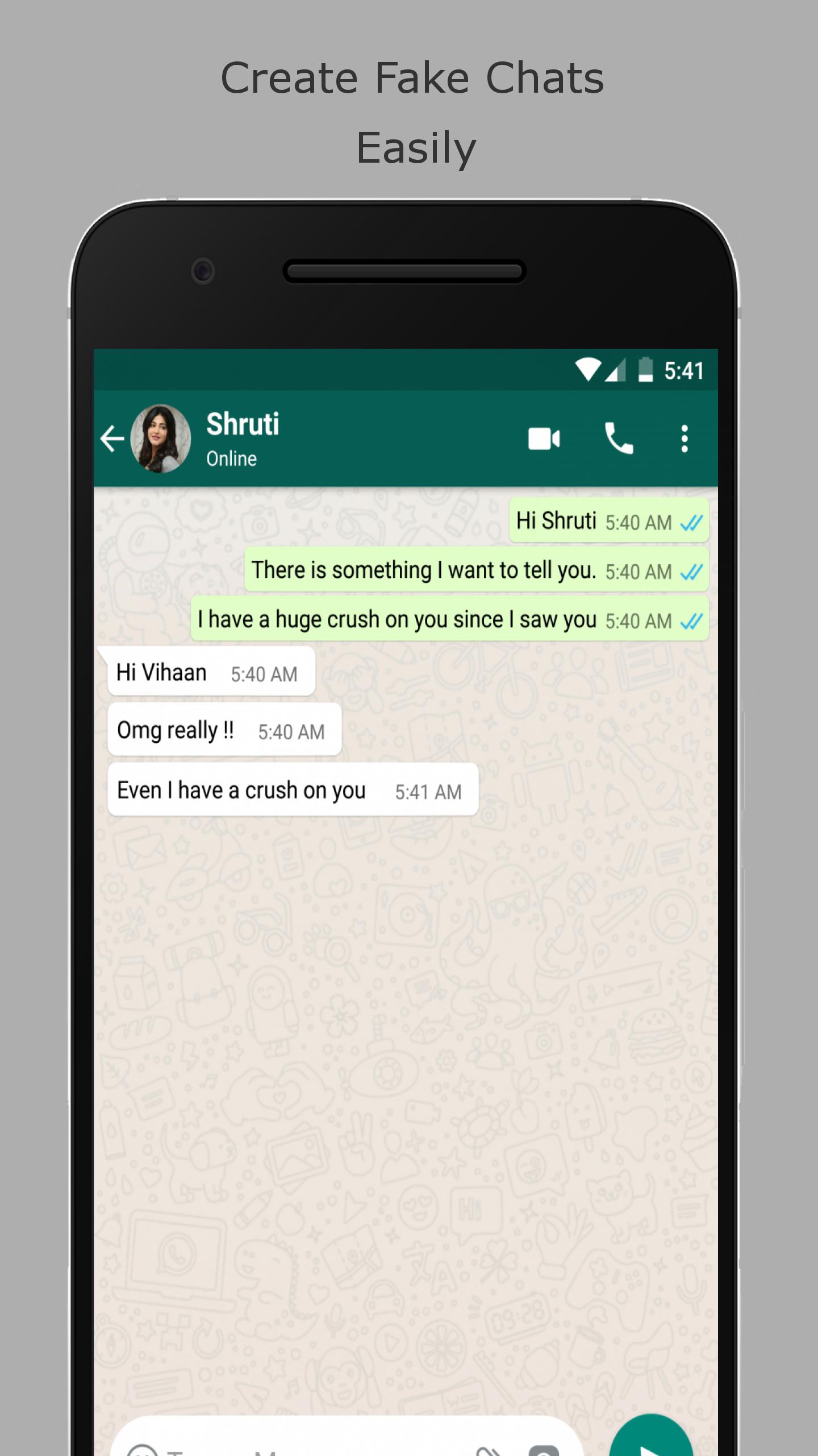 Fake chat editor  for whatsapp  messenger for Android APK 