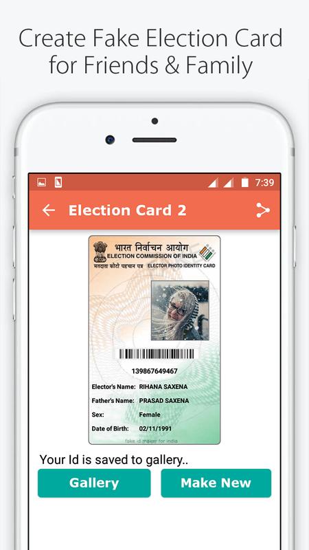Fake ID Card Maker for India for Android - APK Download