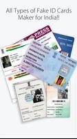 Fake ID Card Maker for India poster