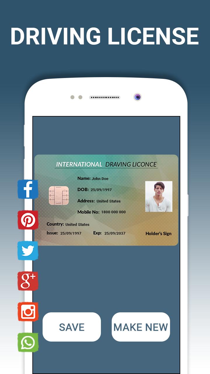 Fake ID card Maker& Generator for Android APK Download