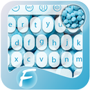 Candy Blue Keyboard APK