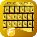 Elegant Gold Keyboard