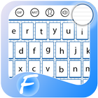 Paper Notes Keyboard icon