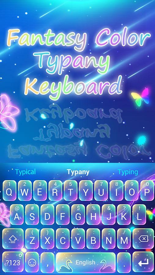 Beautiful Fantasy Color Keyboard Theme for Android - APK Download