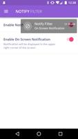 Notification Filter capture d'écran 1