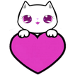 Lily Kitty Heart LiveWallpaper