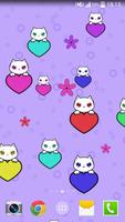 Lily Kitty Heart LiveWallpaper Ekran Görüntüsü 2