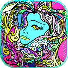 Fashion Adult Coloring Book icône