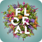 Floral Typography Design icon