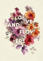 Floral Typography Design imagem de tela 2