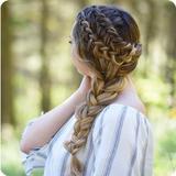 Girls Hair Styles Step by Step icône